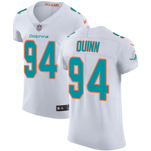 Nike Dolphins #94 Robert Quinn White Men's Stitched NFL Vapor Untouchable Elite Jersey - Click Image to Close